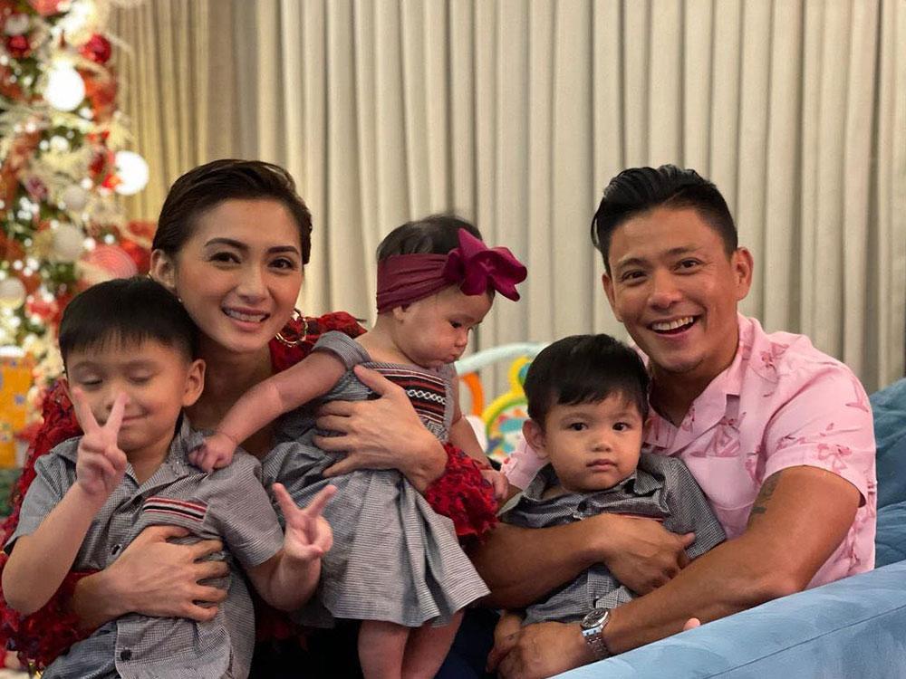 Iya Villania and Drew Arellano's family