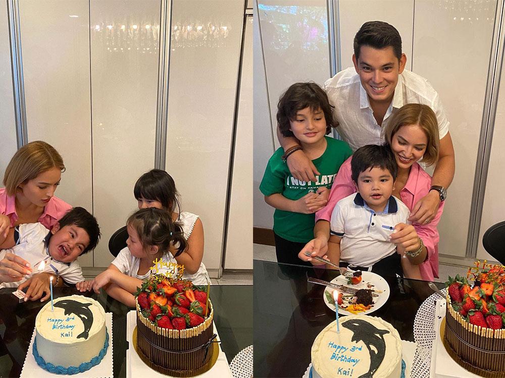 Sarah Lahbati and Richard Gutierrez's family
