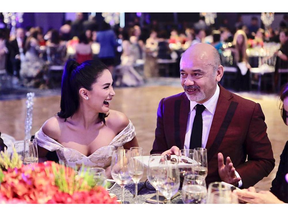 Heart Evangelista and Christian Louboutin