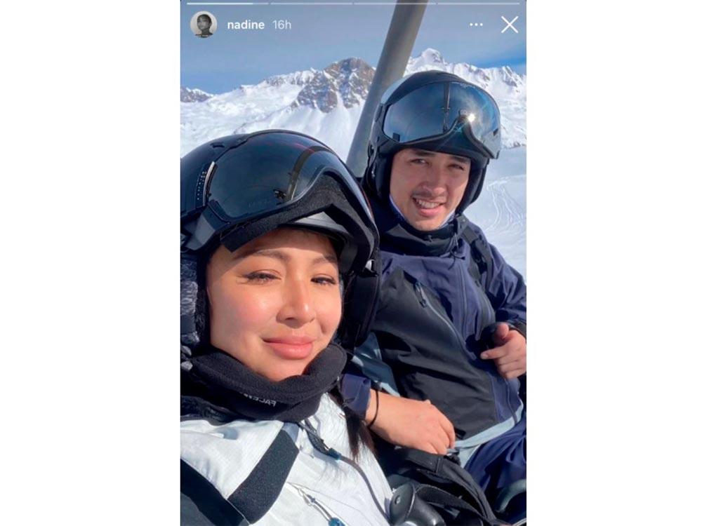 Nadine Lustre and Christophe