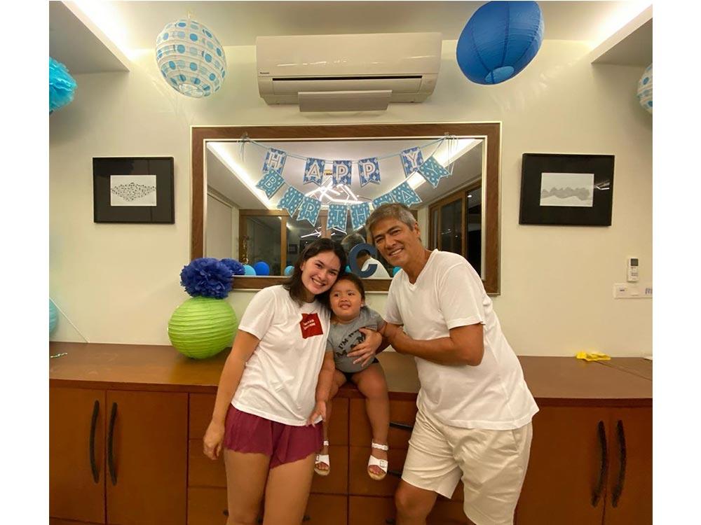 Pauleen Luna, Tali and Vic Sotto