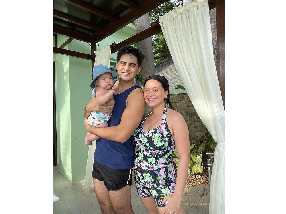 Juancho Trivino and Joyce Pring's baby Eliam