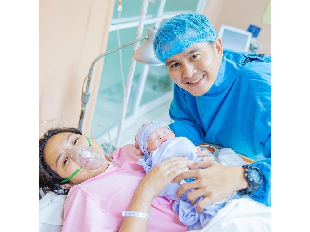 Arny Ross's baby Jordan