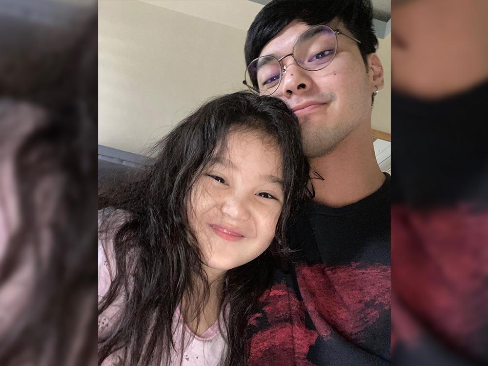 Kristoffer Martin's baby Precious Christine