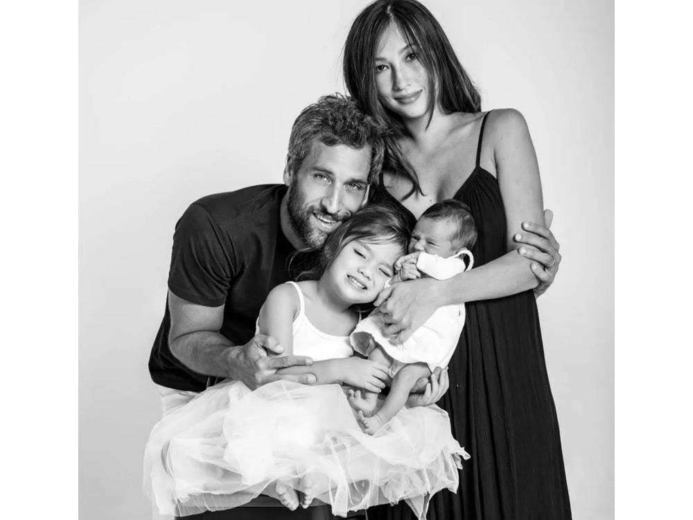 Solenn Heussaff and Nico Bolzico's second child, Maëlys Lionel