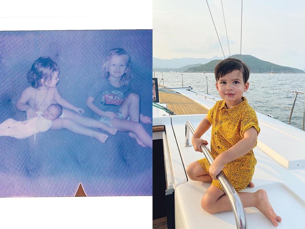 Archie, Alfred, and Charlotte Burnand and Baltie and Valentin Semblat