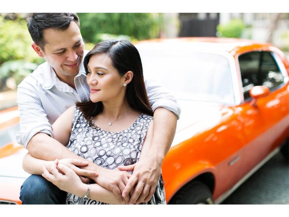 Gladys Reyes and Christopher Roxas