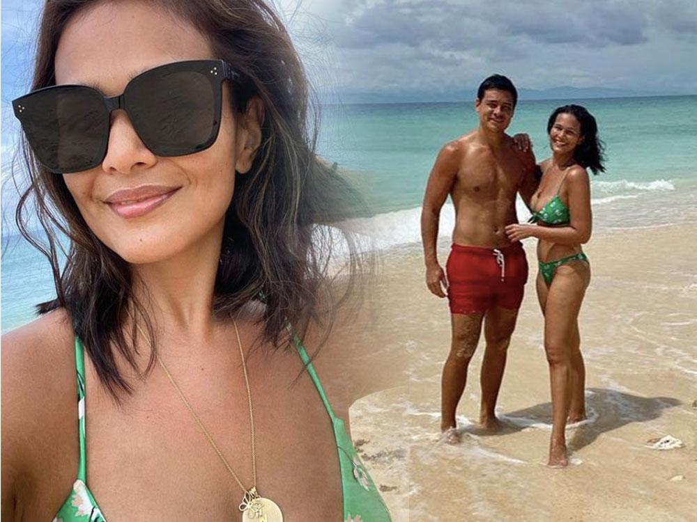 Iza Calzado in Lamon Bay, Quezon