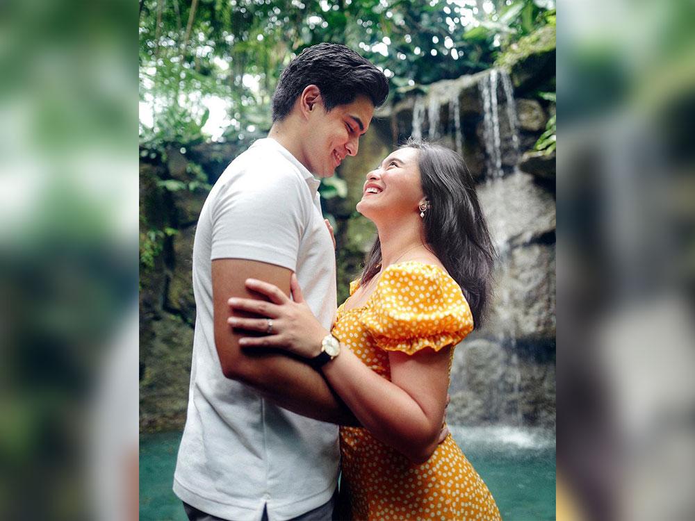 Joyce Pring and Juancho Trivino in Lipa, Batangas