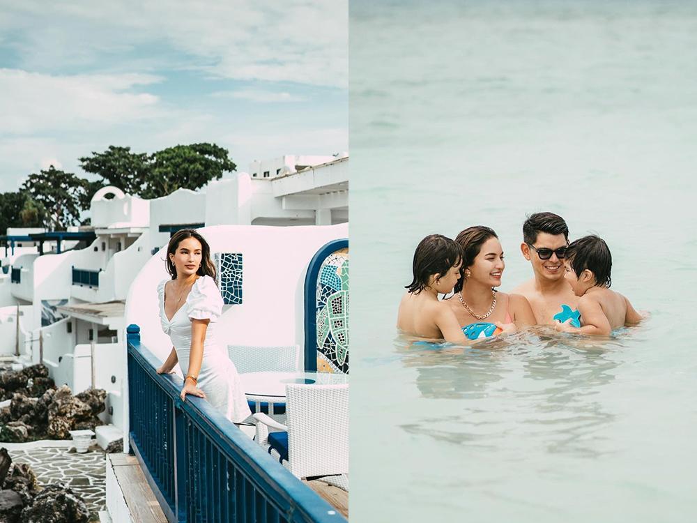 Sarah Lahbati, Richard Gutierrez and family in Lamon Bay, Quezon