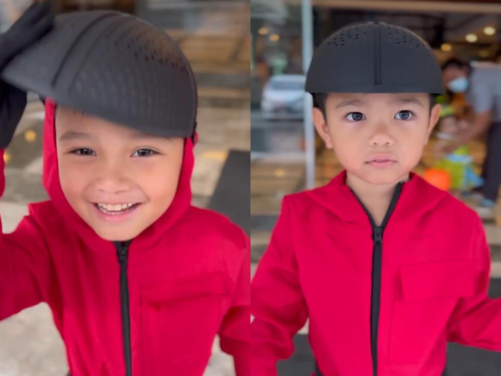 Primo and Leon as 'Squid Game' guards