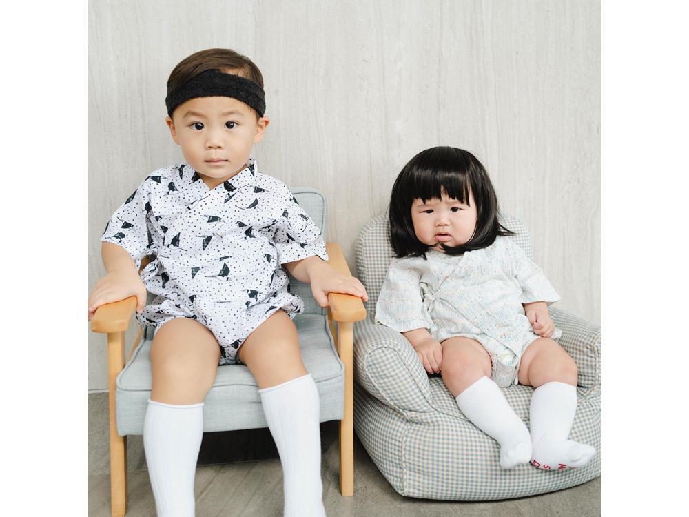 Scott Knoa and Seven Kai in kimono