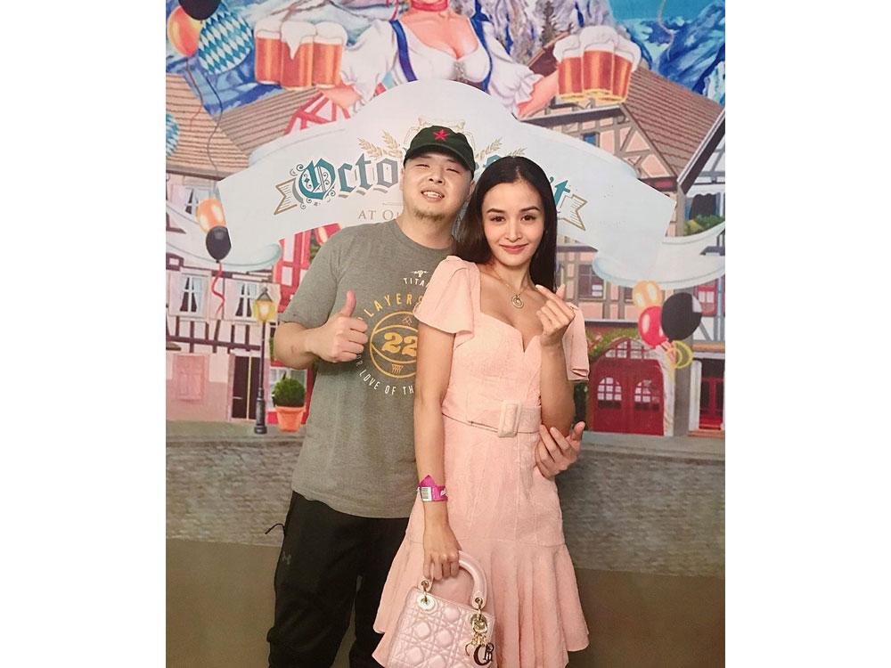 Kris Bernal and Perry Choi during ECQ