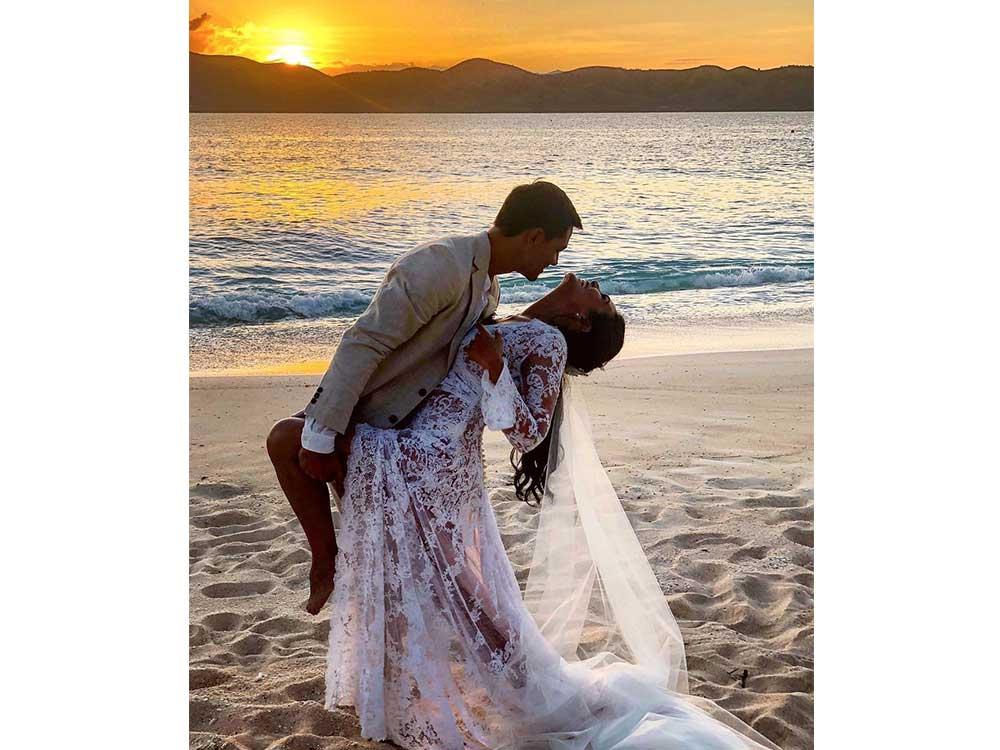 Iza Calzado and Ben Wintle