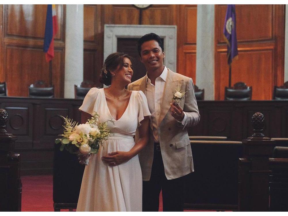 Rachel Peters and Migz Villafuerte