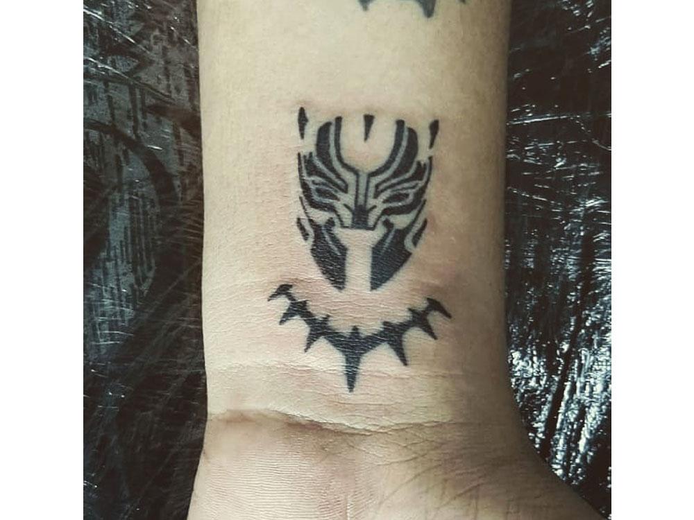 My Black Panther Tattoo  Black Panther Necklace Tattoo  Marvel Black  Pather  YouTube