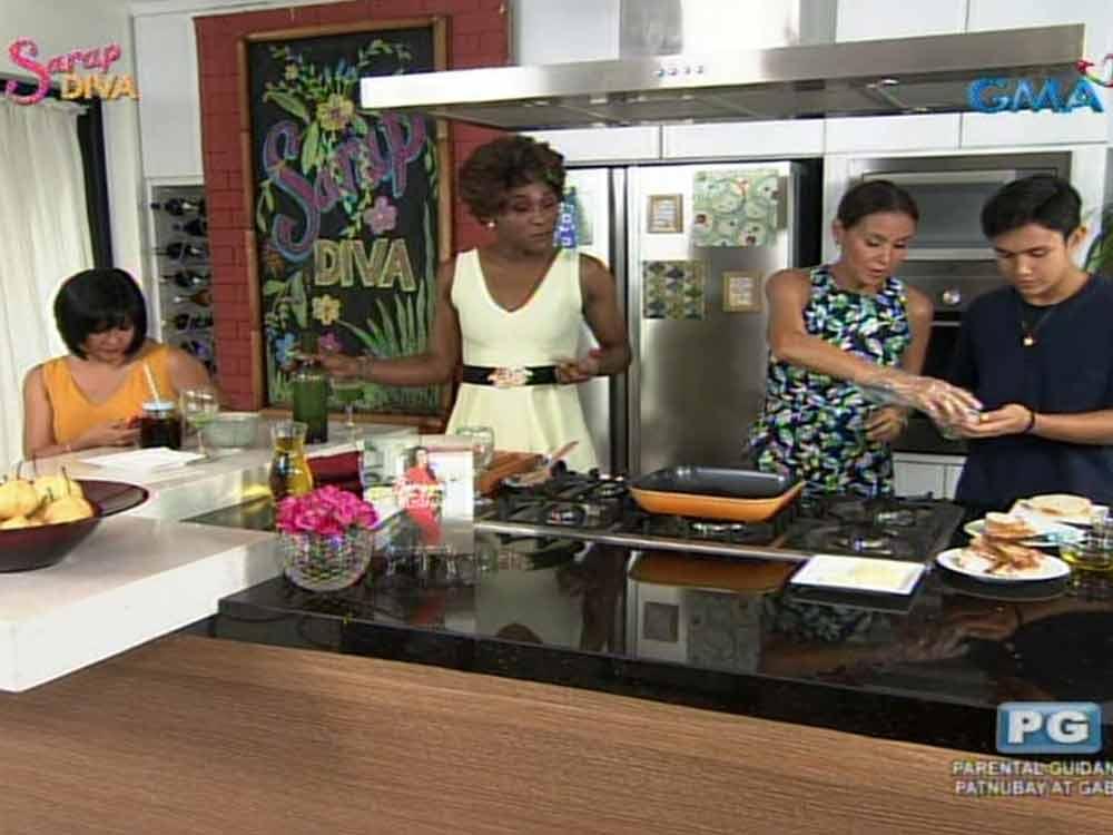 Grilled Cheese Sandwich and Green Juice