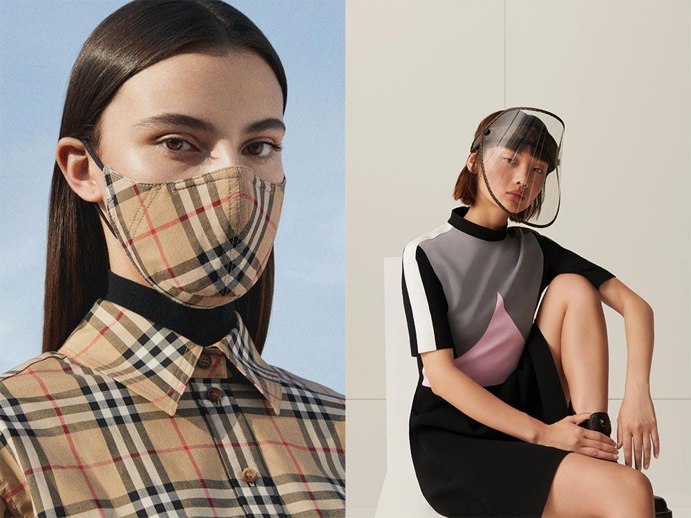 Luxury face mask and face shield