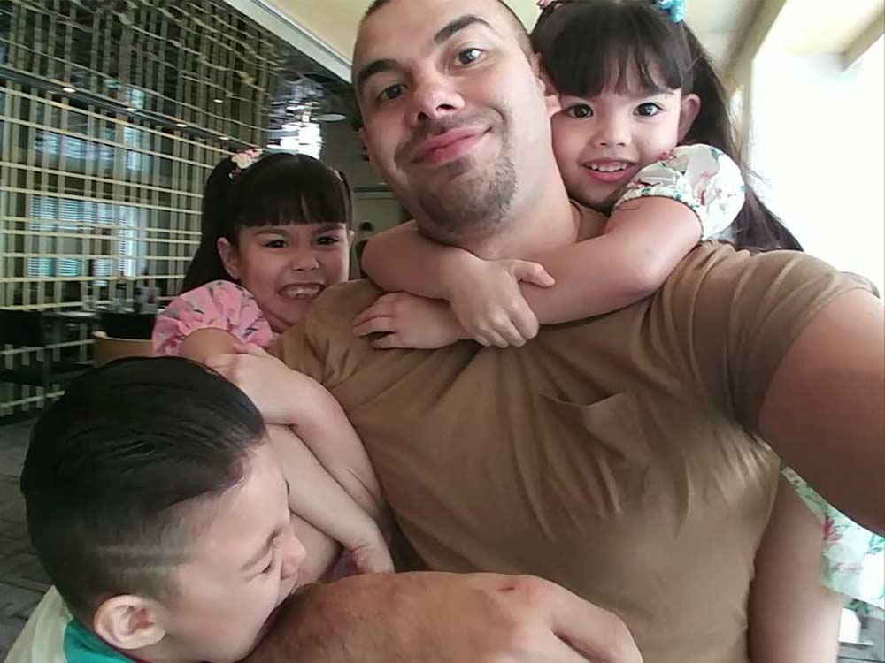 Doug Kramer and kids