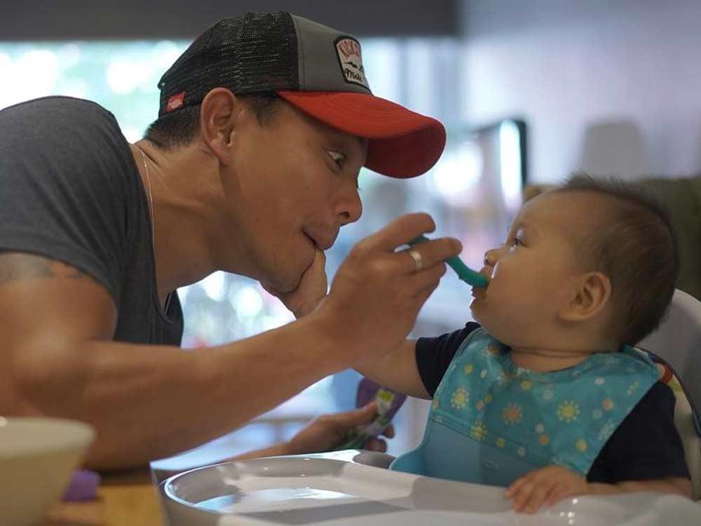 Drew Arellano and Primo