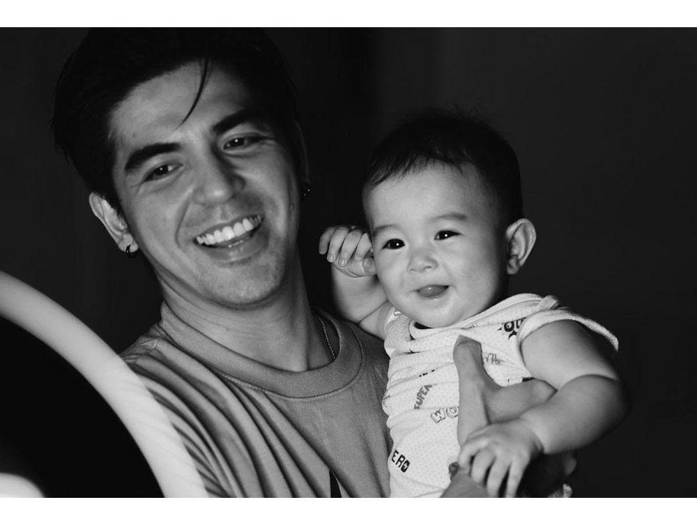 Mark Herras and Baby Corky