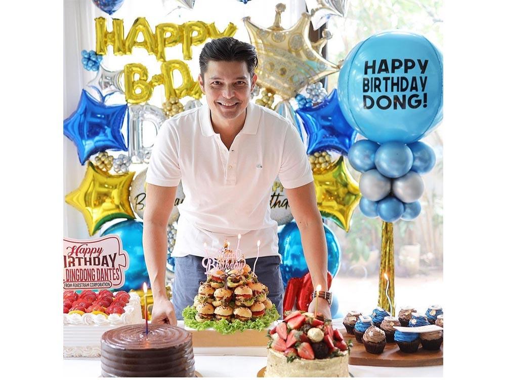 IN PHOTOS: Dingdong Dantes’s simple 41st birthday celebration at home