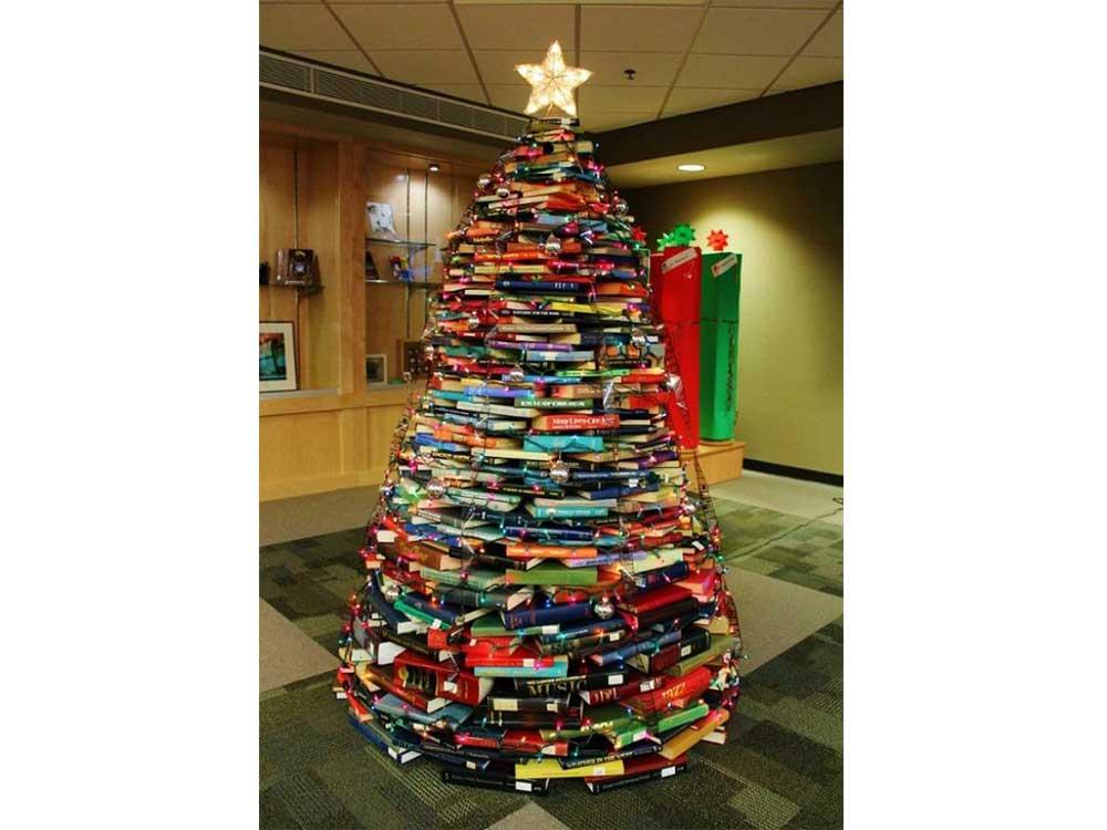 In Photos Diy Christmas Tree Design Ideas Using Recycled Materials Gma 