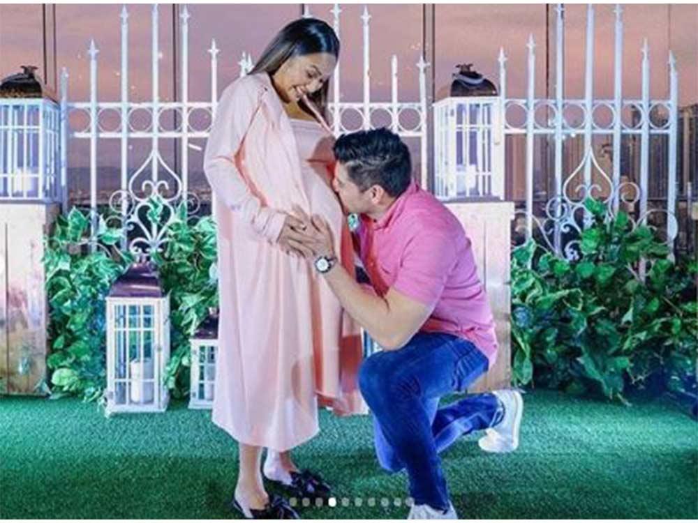 Excited first-time parents