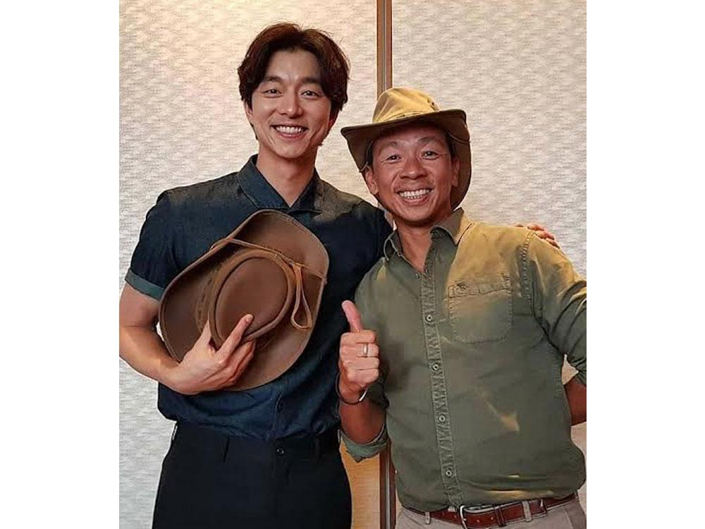 Kuya Kim Atienza and Gong Yoo  
