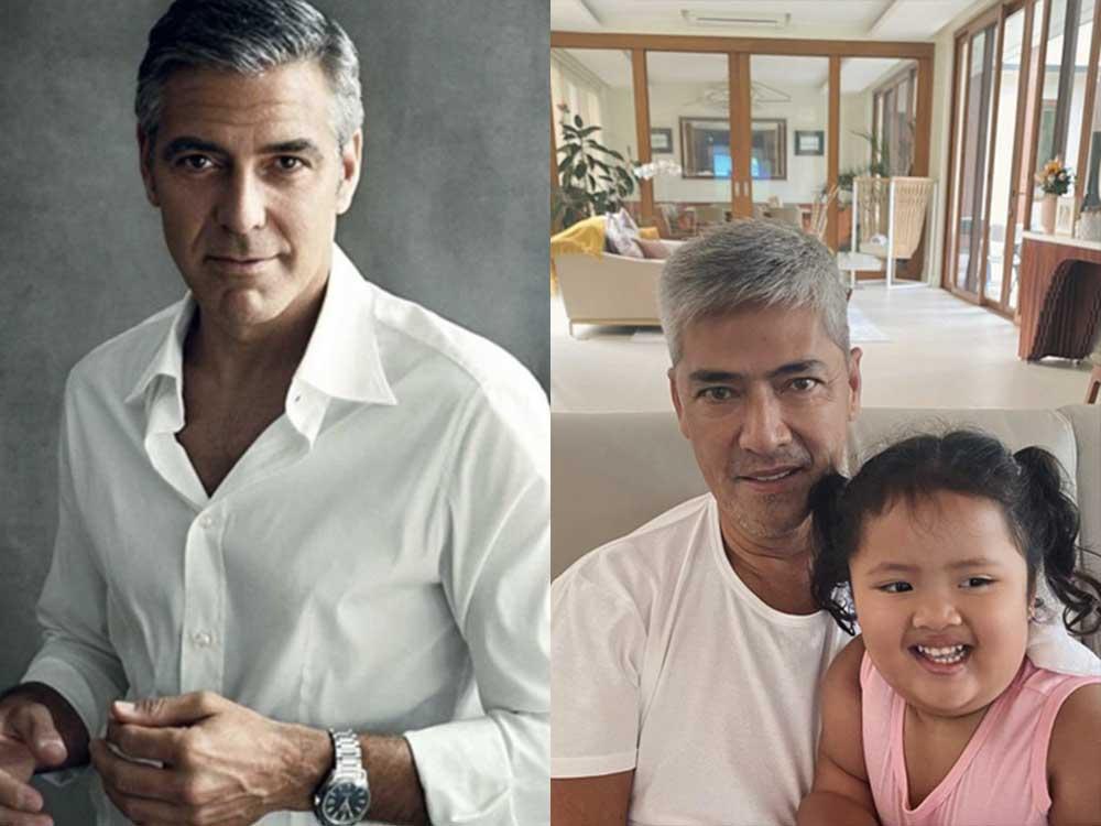 Vic sotto and George Clooney