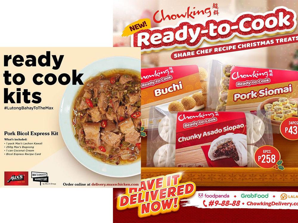 Ready-to-cook meals from restaurants