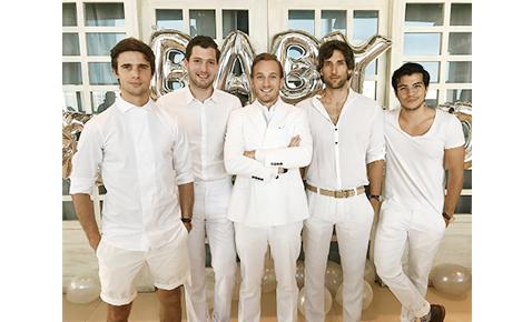 Men in white