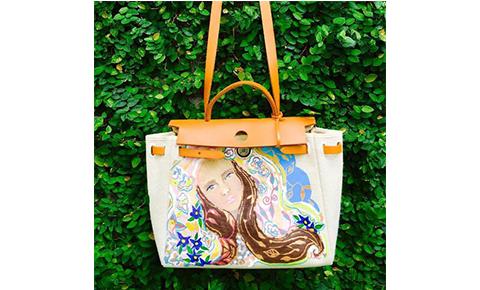 Thanks to a food stain, Heart Evangelista has a thriving career as a painter–of  Birkin bags - PressReader