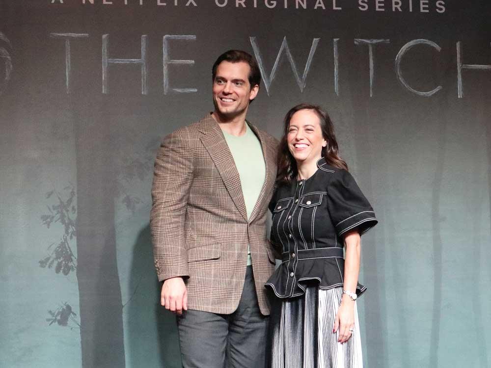 Henry Cavill and Lauren Hissrich