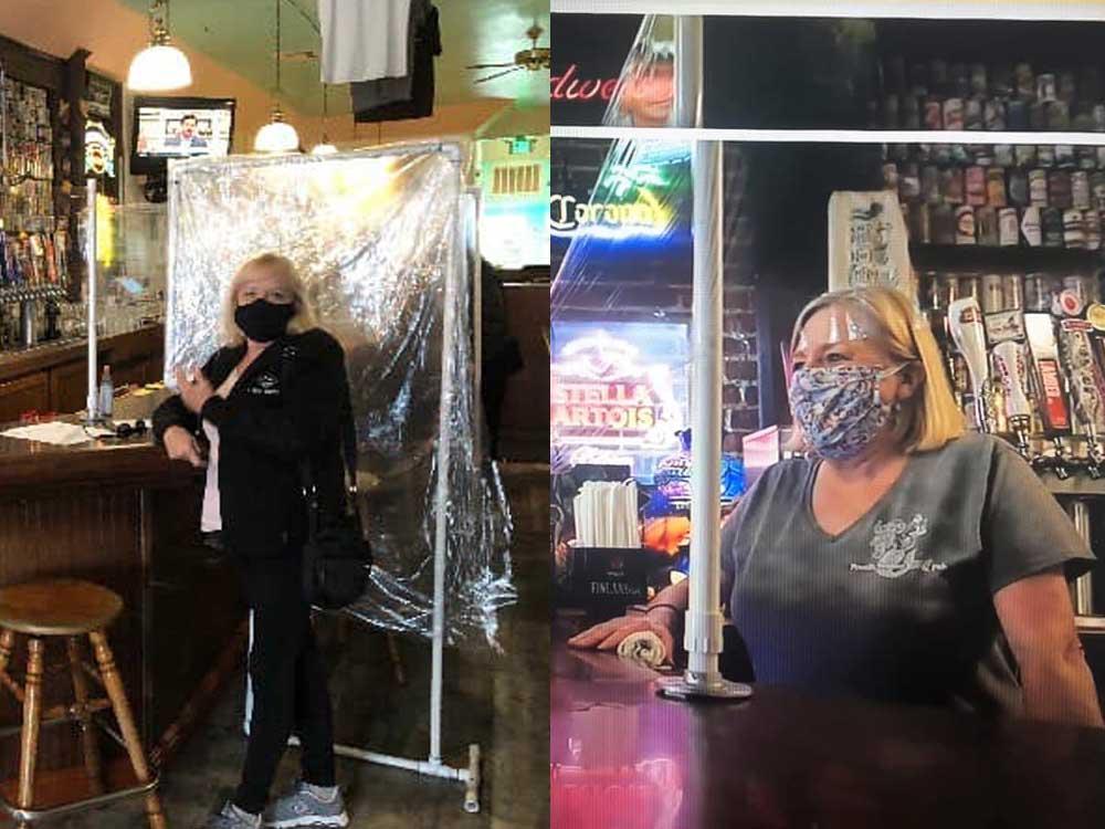 Plastic cover partitions