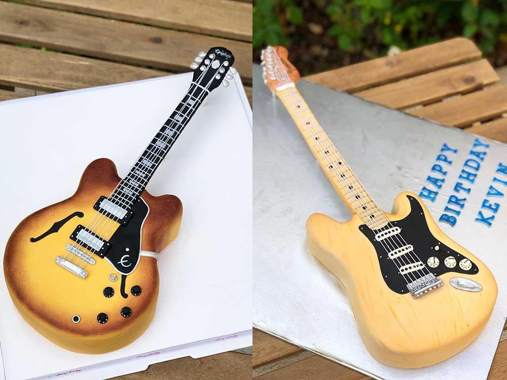 Guitar cakes