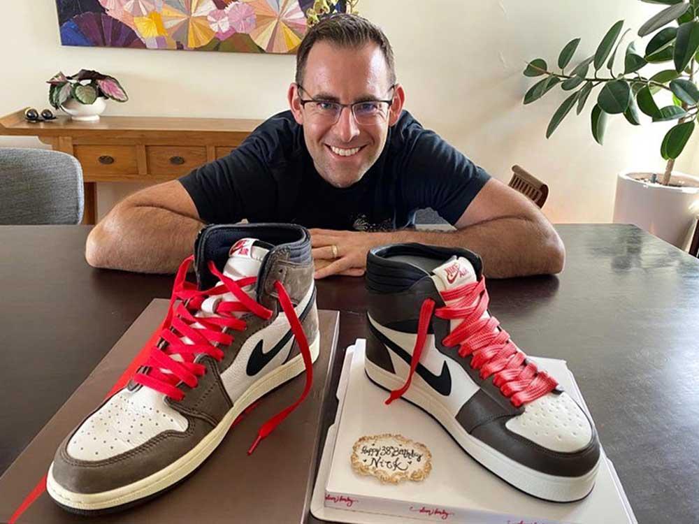 Sneakers cake