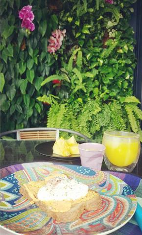 Breakfast at the balcony