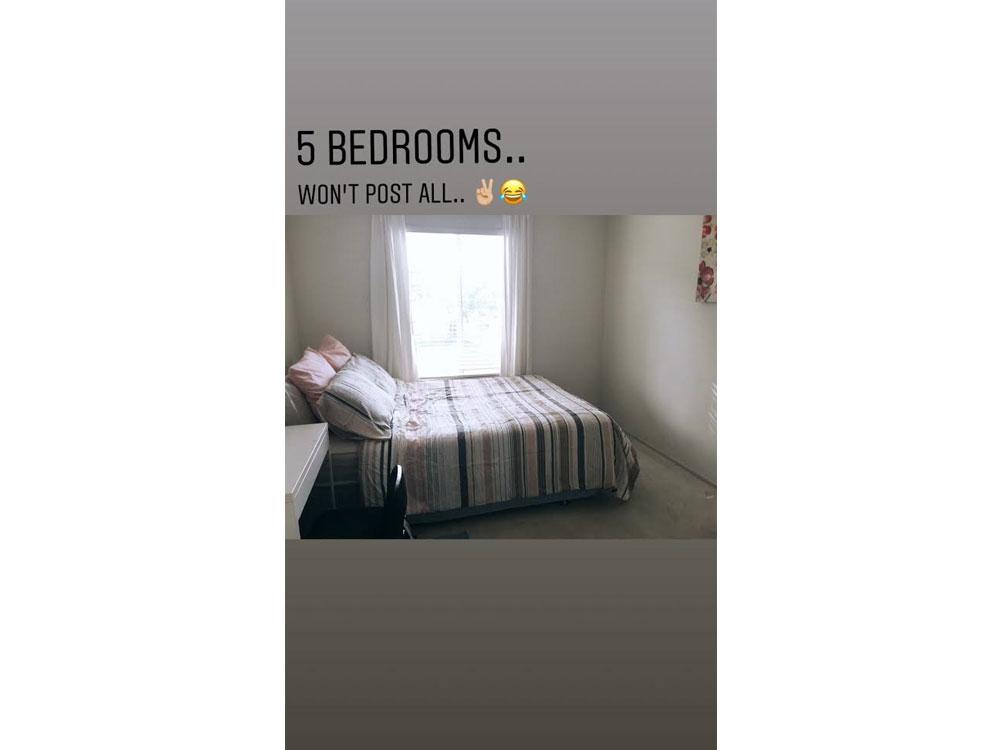 Five bedrooms