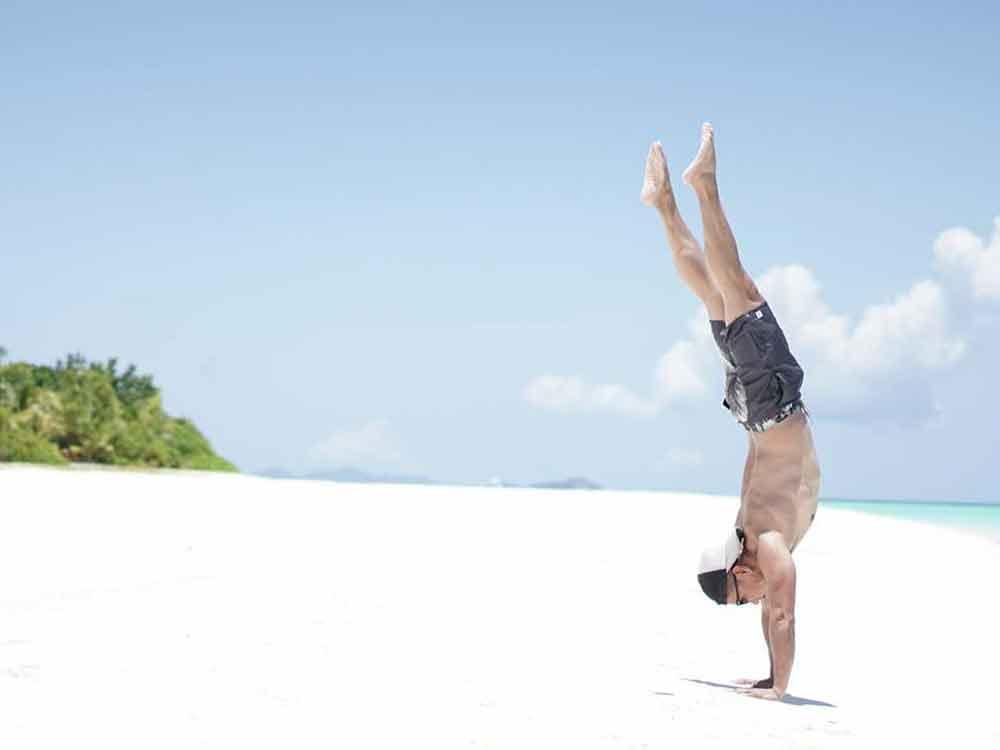 Drew's handstand