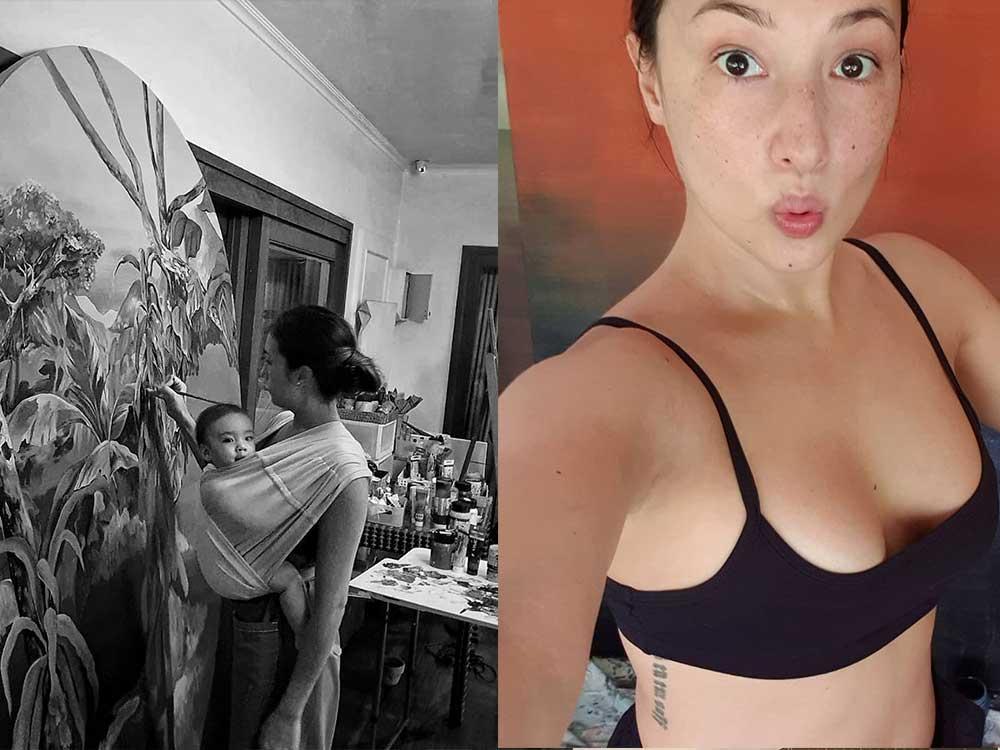 Solenn Heussaff - Painting