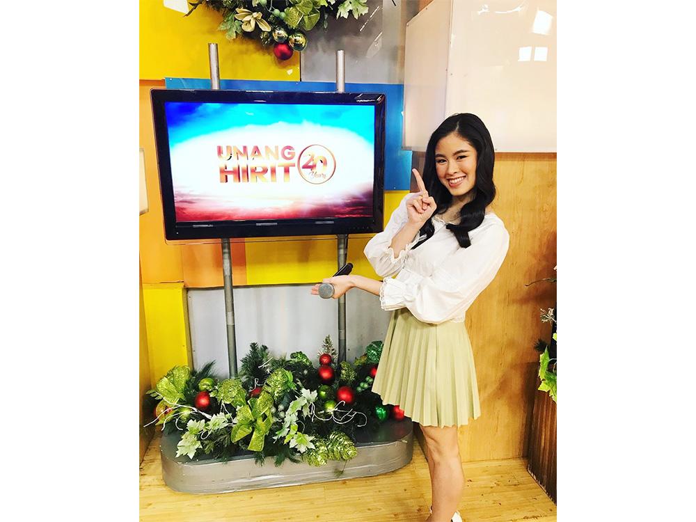 Kisses on 'Unang Hirit'