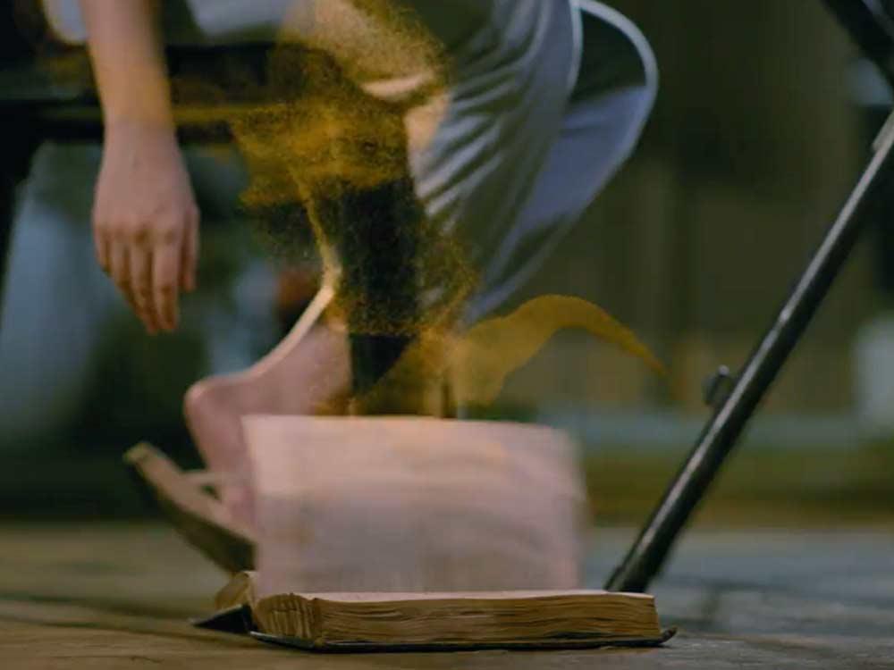 Flipping pages with VFX