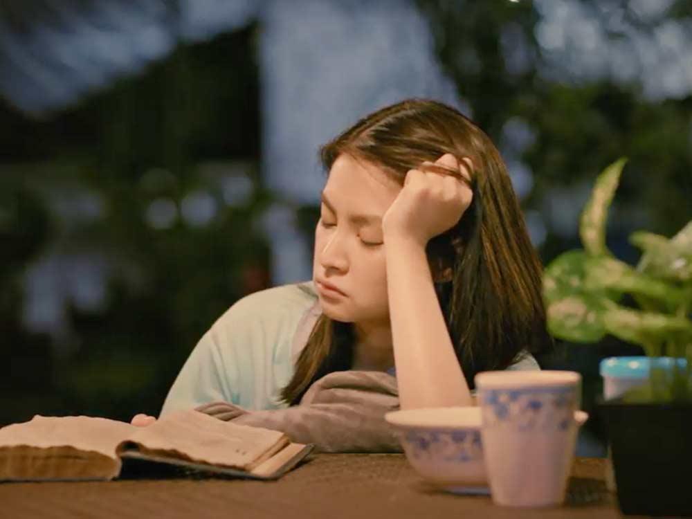 Klay falling asleep color graded