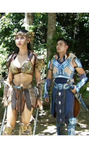 Rocco Nacino and Sanya Lopez