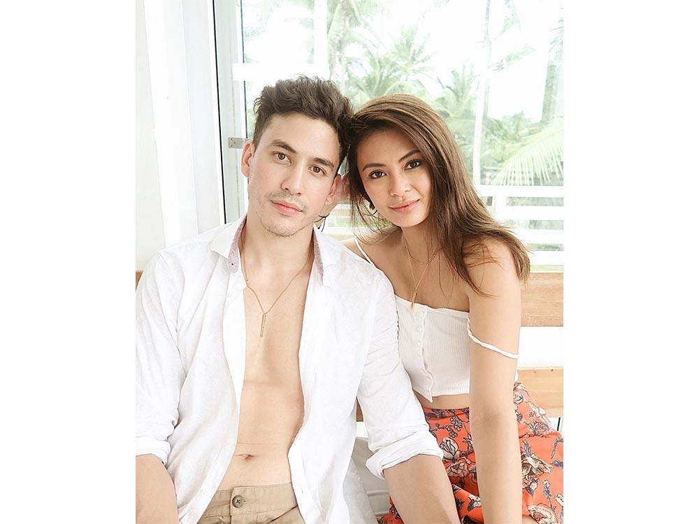 Sam Pinto and basketball player Anthony Semerad