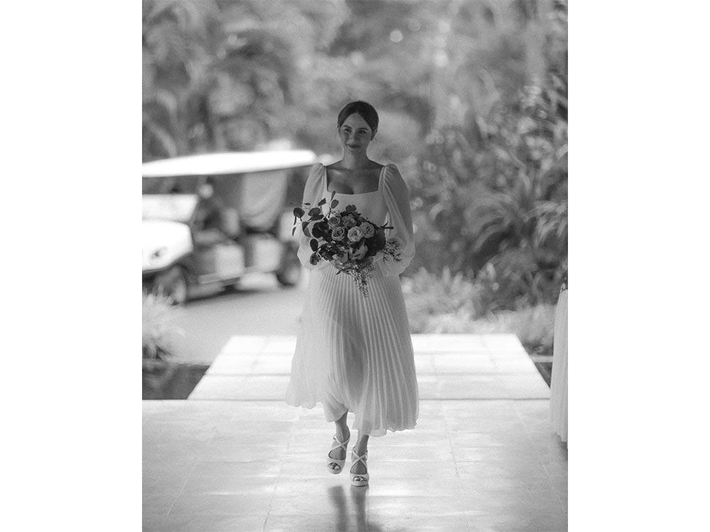 Here comes the bride