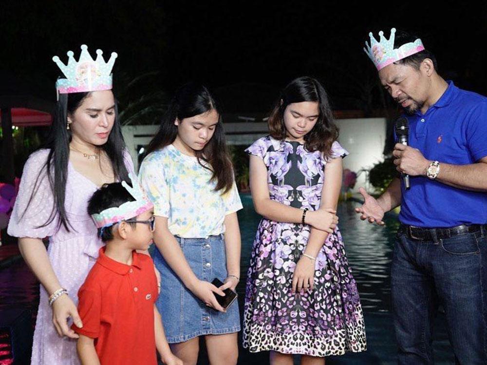 Princess Pacquiao's look for her prom stuns netizens; Jinkee Pacquiao gush  over daughter's gown 