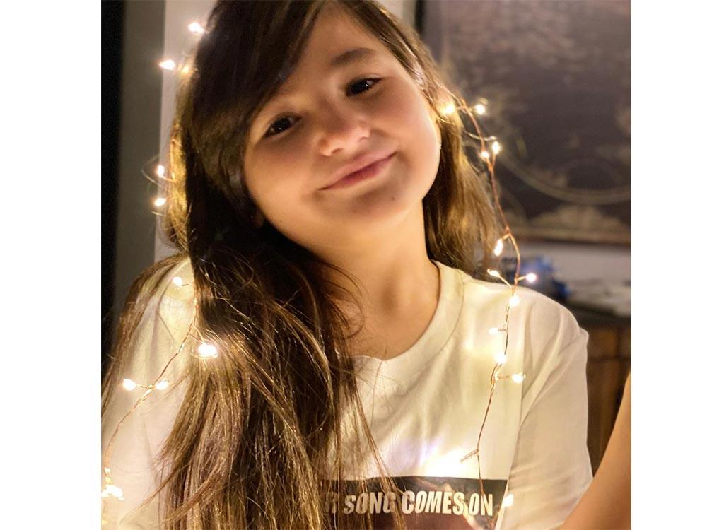 Expressing her creativity