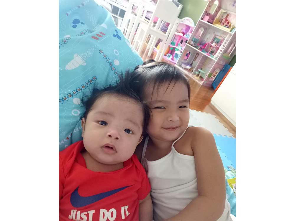 In Photos Meet Lj Moreno And Jimmy Alapag S Third Child Calen Asher Gma Entertainment